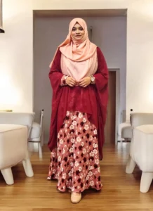 Image of Burka with Cape Set