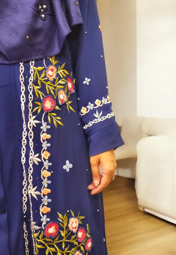 Image of Karchupi Embroidery Kimono