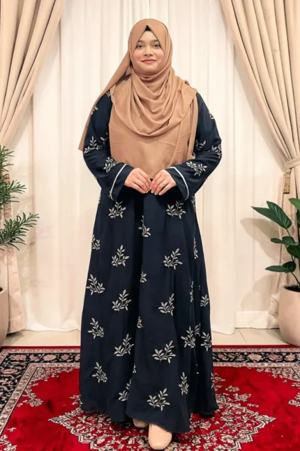 Image of Embroidery Borqa