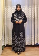 অ-স্বচ্ছ নরম BMW উপাদান এক অংশ বোরখা. - Image 4