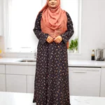 Image of Printed Pocket Burqa