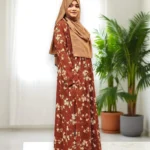 Image of Printed Pocket Burqa