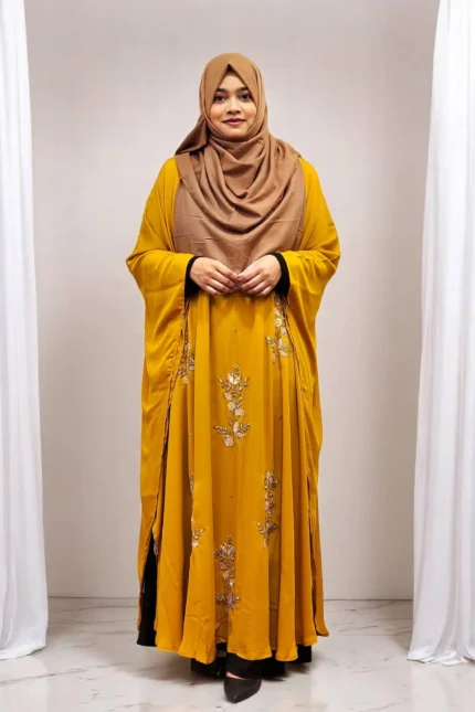 Image of Dubai Cherry Long Abaya