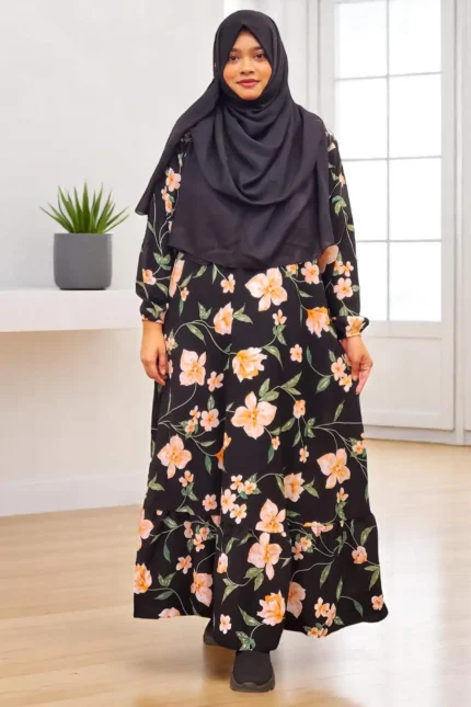 Best Stylish Abaya Borka Hijab Gown Online Shop Clothing Store in BD 15 Image of Royal Silk Mermaid Gown