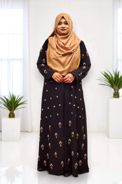 Best Stylish Abaya Borka Hijab Gown Online Shop Clothing Store in BD 1 Image of Karchupi Kimono