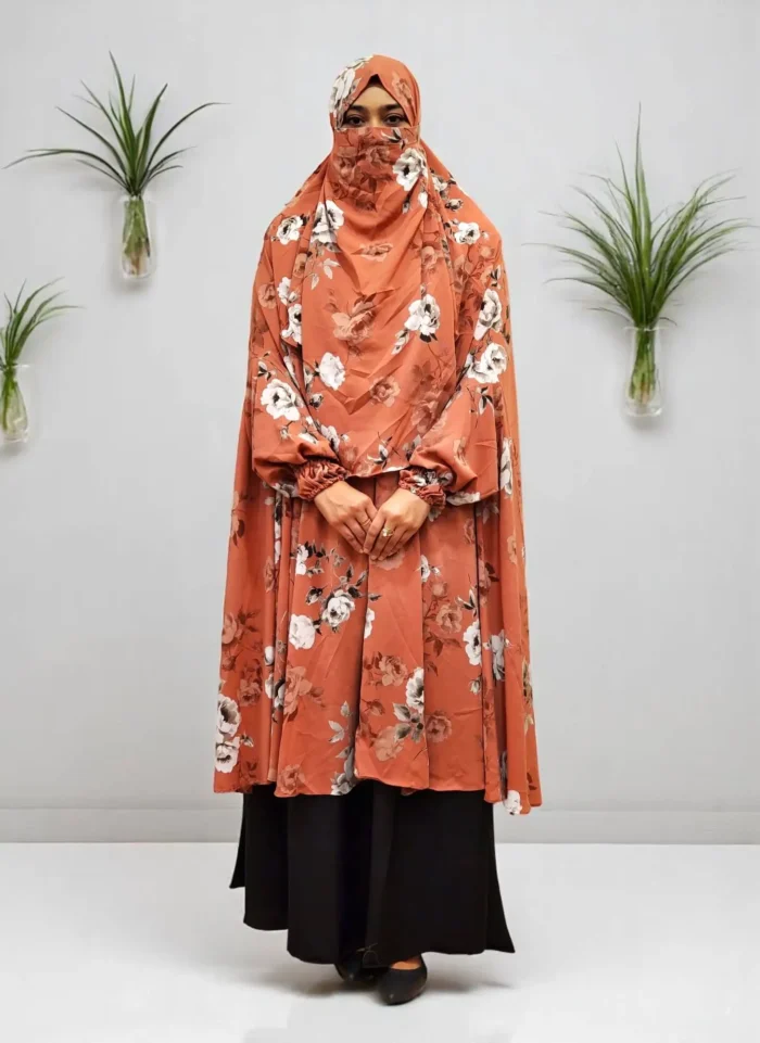 Image of Royal Silk Fabric Khimar