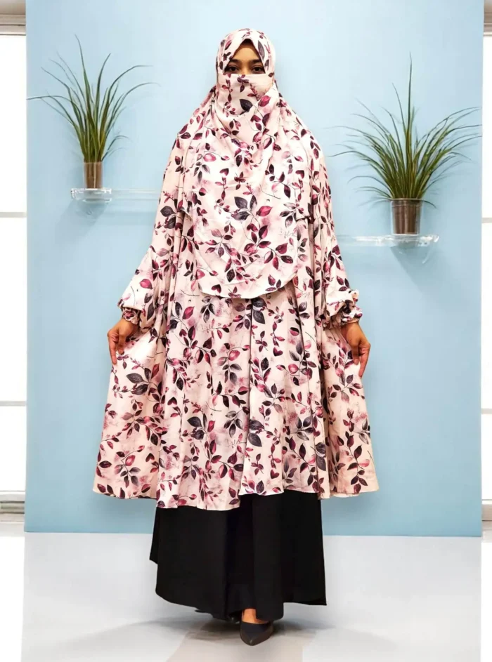 Image of Royal Silk Fabric Khimar