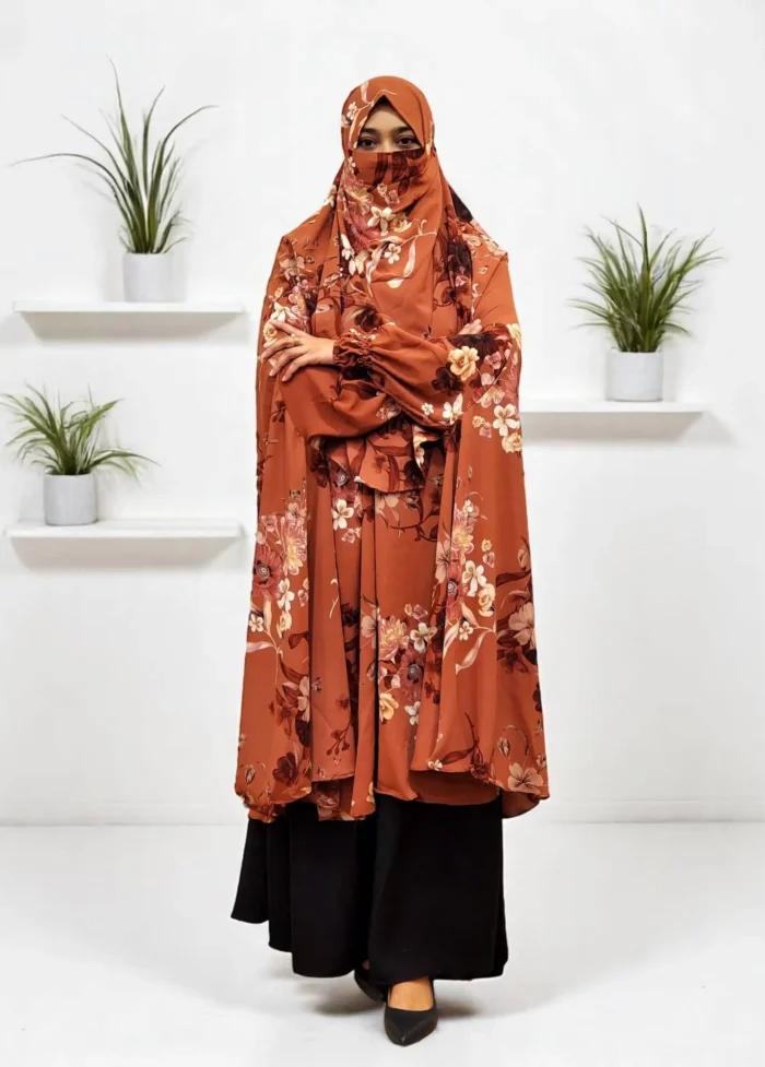 Image of Royal Silk Fabric Khimar