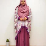 স্বচ্ছ নরম জর্জেট প্রিন্ট কেপ