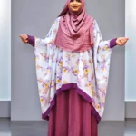 Image of Georgette Print Cape