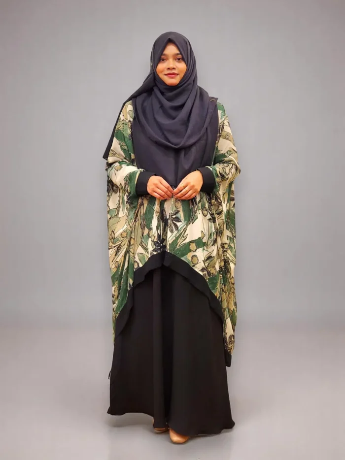 Image of Georgette Print Cape