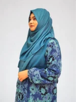 Image of double part georgette fabric gown