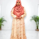 Image of Georgette Double Part Gown