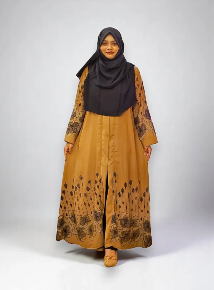 Image of screen printed kimono