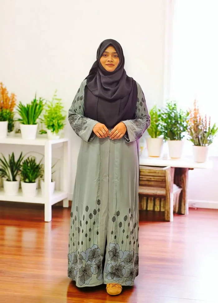 Image of screen printed kimono