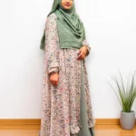 Image of Georgette Floral Fusion Cape