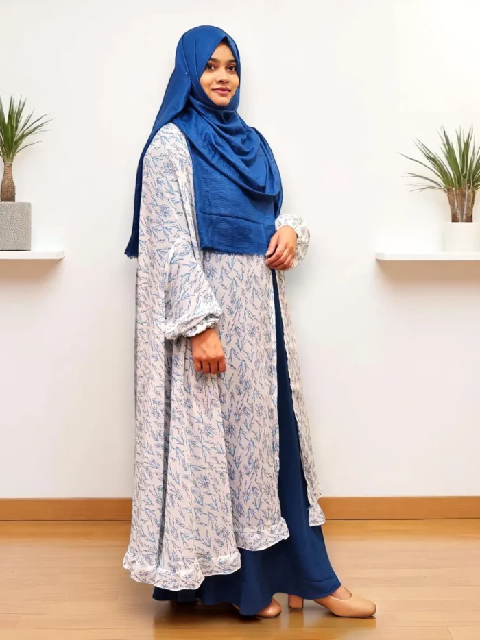 Image of Georgette Floral Fusion Cape