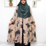 Image of Georgette Floral Fusion Cape