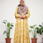 Image of Georgette Double Part Gown