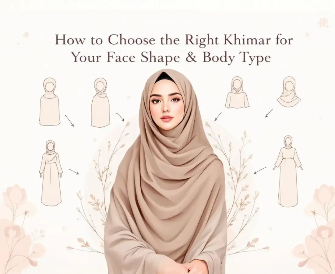 Image of 🧕 How to Choose the Right Khimar for Your Face Shape and Body Type