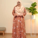 Image of Alex Fabric Printed Pocket Borkha