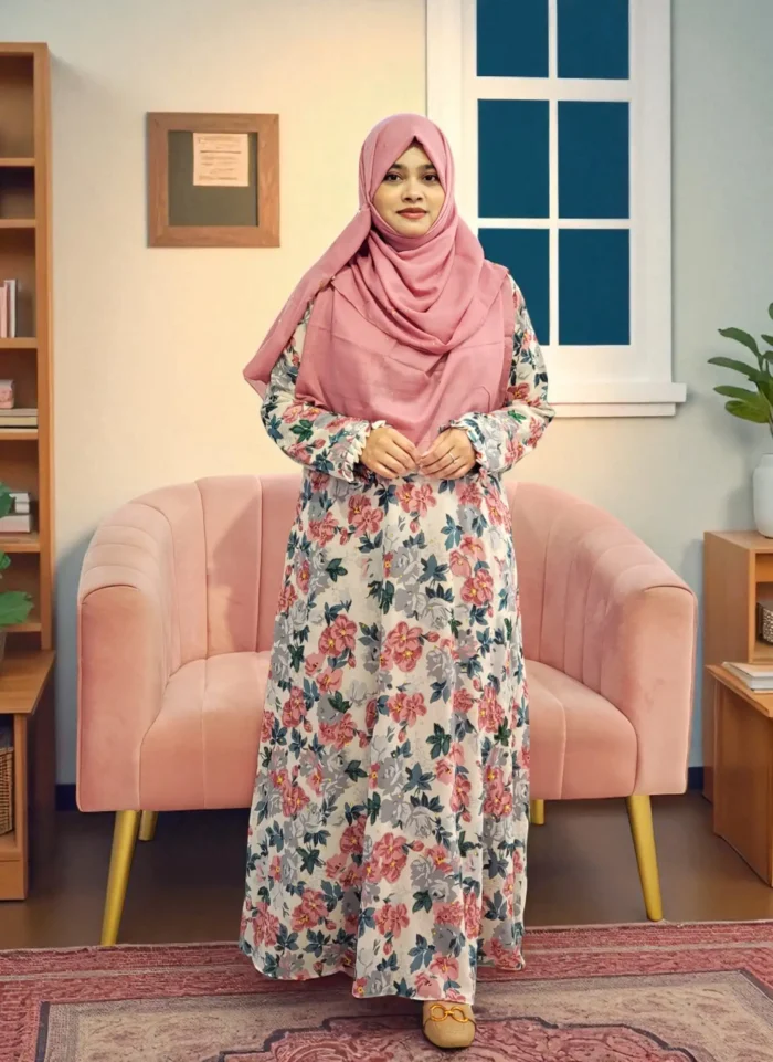Image of Double Part Karcupi Gown
