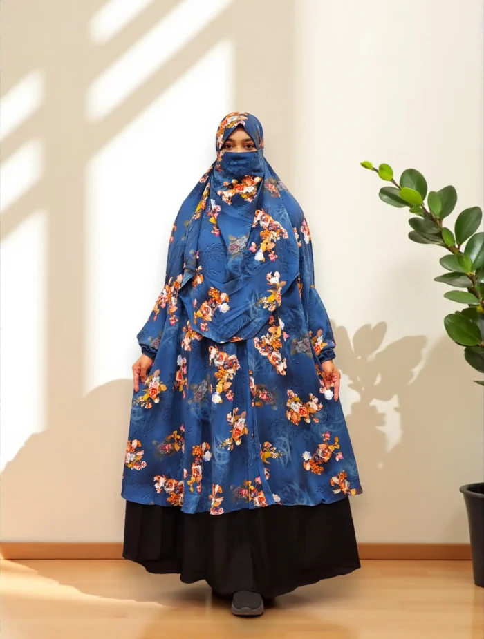 Image of Alex Fabric Niqab Attached Khimar