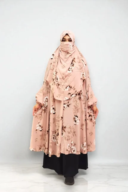 Image of Alex Fabric Niqab Attached Khimar