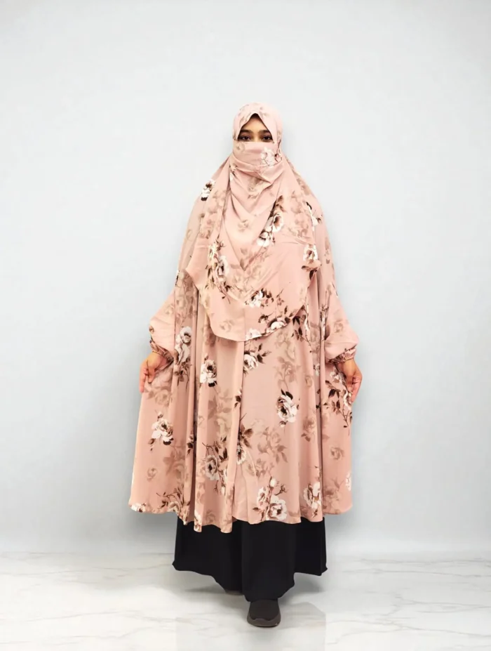Image of Alex Fabric Niqab Attached Khimar