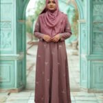 This is the Image of Embroidery Borkha