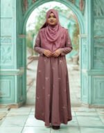 This is the Image of Embroidery Borkha