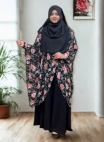 Free Size Cape | Made of Soft Transparent Georgette Material. - Image 3