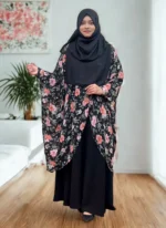Free Size Cape | Made of Soft Transparent Georgette Material.