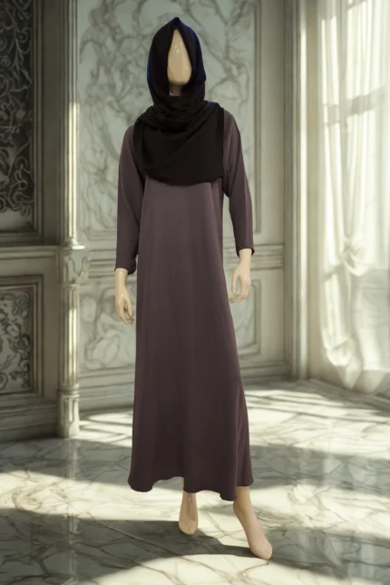 Discover our Premium Imported CY Fabric One-Part Borkha, featuring full sleeves and buttoned cuffs. This non-transparent modest wear is designed for comfort and style!