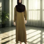 Discover our Premium Imported CY Fabric One-Part Borkha, featuring full sleeves and buttoned cuffs. This non-transparent modest wear is designed for comfort and style!