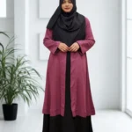 Dubai Cherry Georget. It is elegant, modest, and comfortable—ideal for casual wear and other special occasions.