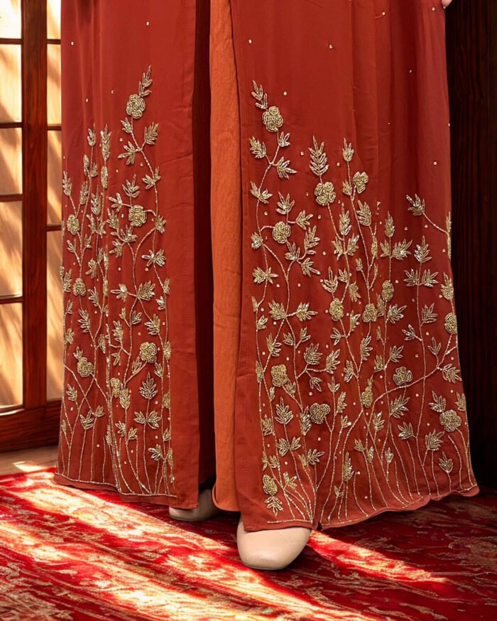 Best Kimono Collection Unique Karchupi Work| The work below is quite dense and perfect - Image 4