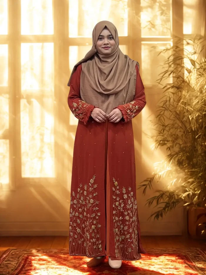 Best Kimono Collection Unique Karchupi Work| The work below is quite dense and perfect - Image 1