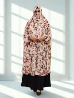 Alex Fabrics Khimar Includes a Niqab Attachment. It is Comfortable and Suitable for Summer. - Image 2