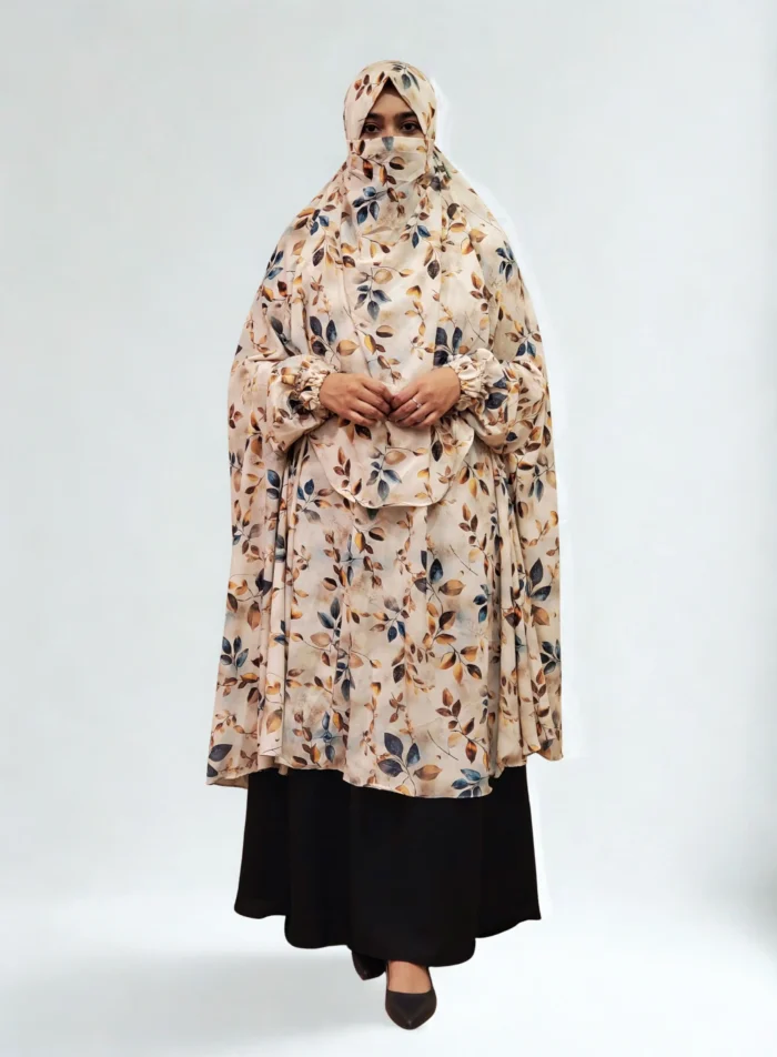 Alex Fabrics Khimar has a Niqab Attachment. Summer Friendly and comfortable. - Image 2