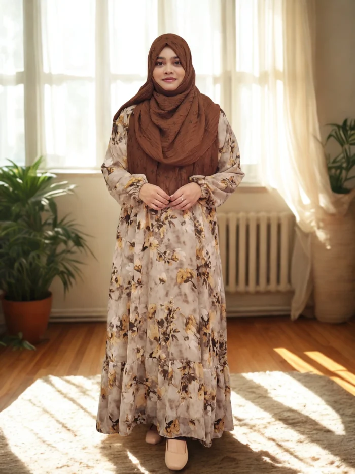 Comfortable and elegant lightweight gown for women