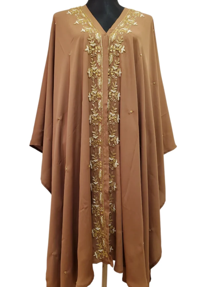Free size karchupi cape made of non-transparent Dubai cherry material
