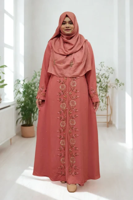 Best Stylish Abaya Borka Hijab Gown Online Shop Clothing Store in BD 16 AMK 1308