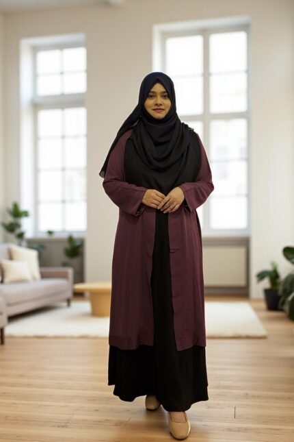 Best Stylish Abaya Borka Hijab Gown Online Shop Clothing Store in BD 9 AMK 1378