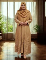 Exclusive summer-friendly kimono with dense embroidery on hands, front, and back