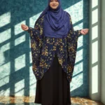 A printed-friendly cape made out of soft transparent georgette, with soft elegant prints on the front and a locked side profile, free-size for a comfy wear on daily grounds considerations.