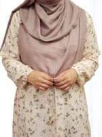 Lightweight double part gown for everyday wear