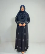 কার্চুপি ডায়মন্ড জর্জেট কিমোনো - অ-স্বচ্ছ পরিপূর্ণতা - Image 3