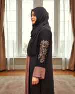 Can be worn as a kimono or as a borkha. Made of non-transparent soft Dubai cherry georgette material. - Image 3