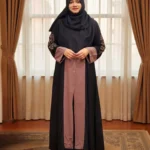 কিমোনো বা বোরখা হিসেবে পরা যেতে পারে। অস্বচ্ছ নরম দুবাই চেরি জর্জেট উপাদান দিয়ে তৈরি।